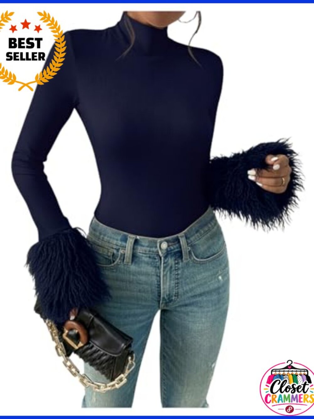 Women's Turtleneck Long Sleeve Bodysuit Slim Fitted Leotard